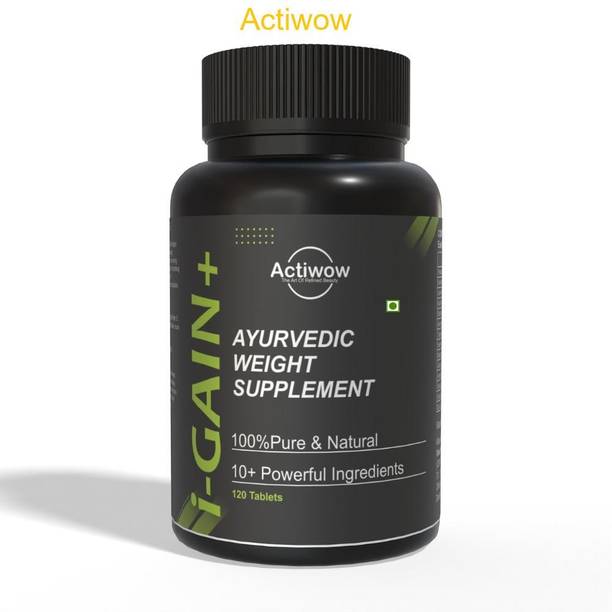 ACTIWOW i-Gain+ I Natural Weight Gainer I Herbal Formula for Muscle Strength Weight Gainers/Mass Gainers