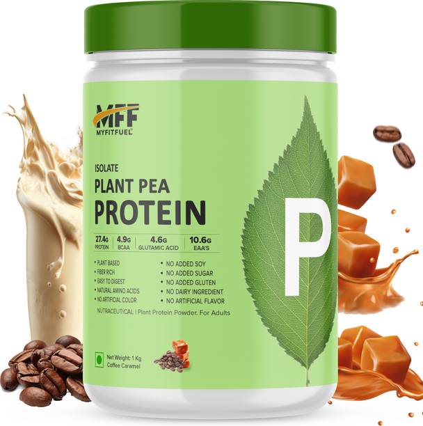 MyFitFuel Plant Pea Protein Isolate, 1kg, Coffee Caramel Plant-Based Protein
