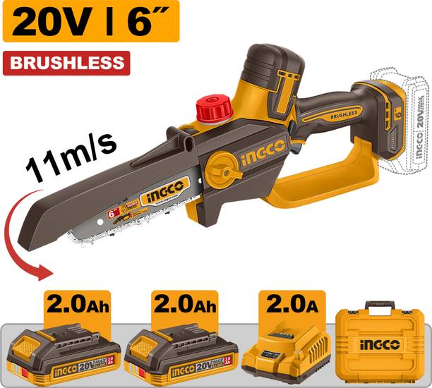 INGCO CGSLI20662 20V 6 Inch Cordless pruner saw Cordless Chainsaw