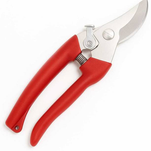 Naama Stainless Steel Gardening Pruner Scissor with Non-Slip Handle & Locking Mechanis Stainless Steel Gardening Pruner Scissor with Non-Slip Handle & Locking Mechanis Anvil Pruner