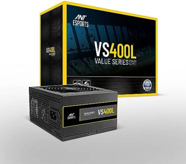 Ant Esports VS400L Non-Modular Continuous Power Gaming Power Supply/PSU for PC 400 Watts PSU