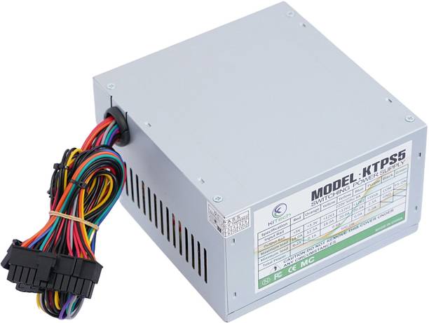 KiTech KTPS5 Power Supply 500 Watts Computer PSU with 2 SATA Cables