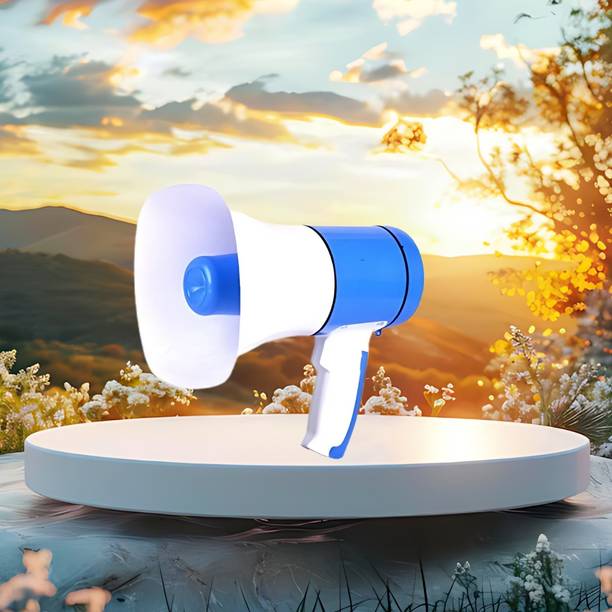 FRONY Handheld Megaphone with Siren, Microphone & Rechargeable for Outdoor EventsA423 King Bhopu Speaker (Portable Horn)Recorder Player & Sirens With Dual BatteryC423 Outdoor PA System