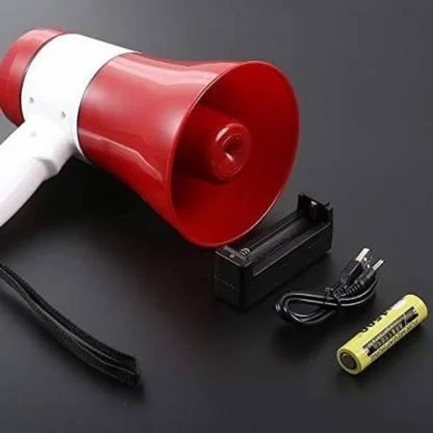 WON Handheld Megaphone Speaker Handheld Megaphone 30W Portable Horn Recorder with Bluetooth Outdoor PA System