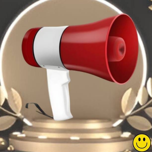 SACRO Handheld Megaphone with Siren, Microphone & Rechargeable for Outdoor EventsA3 Megaphone Portable Megaphone Siren Loudspeaker Function &Long Battery BackupE3 Outdoor PA System