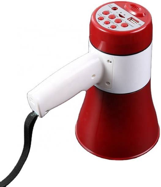 CRETO Rechargeable Bluetooth Handheld Megaphone (Loudspeaker) Perfect for announcements | Moisture-Proof and dust-Proof Indoor, Outdoor PA System