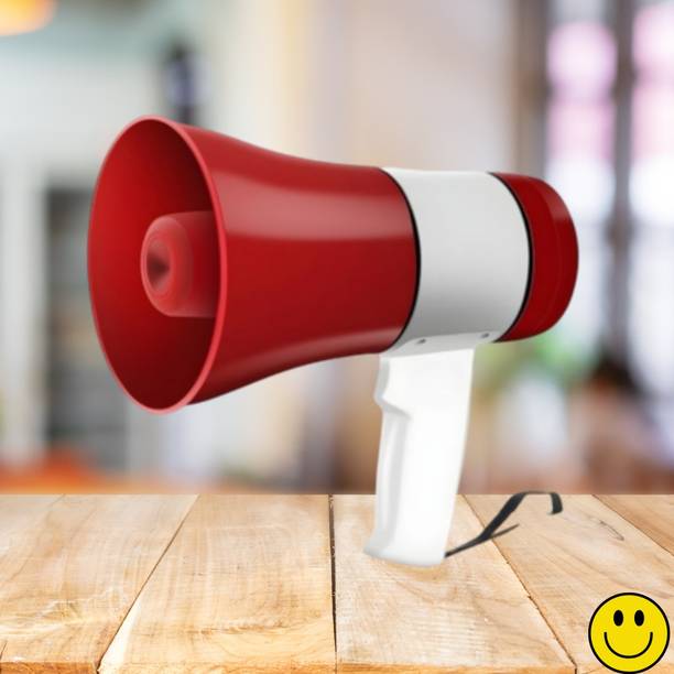 Clairbell Handheld Megaphone with Siren, Microphone & Rechargeable for Outdoor EventsA243 Megaphone Portable Megaphone Siren Loudspeaker Function &Long Battery BackupU243 Outdoor PA System