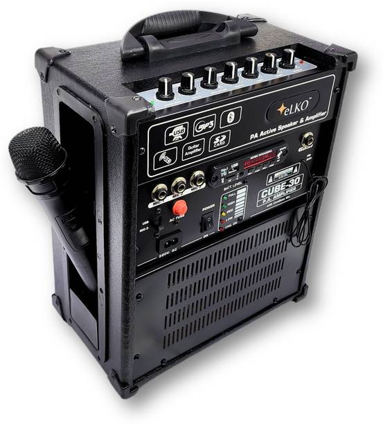 ELKO Portable P.A Amplifier with U.H.F Wireless Mic Indoor, Outdoor PA System