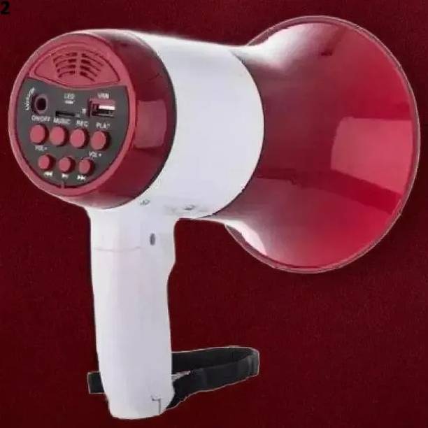 Bydye A1118 Mic 11 Powerful and Lightweight Loud Megaphone Speaker with Built In Mic Indoor, Outdoor PA System