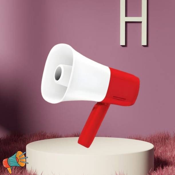 Clairbell Handheld Megaphone with Siren, Microphone & Rechargeable for Outdoor EventsA453 Megaphone Portable Megaphone Siren Loudspeaker Function &Long Battery Backupd453 Outdoor PA System