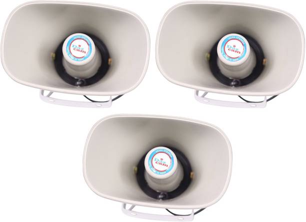 Daz Cam Horn Speaker WN-10 (20 W) Horn Speaker WN-10( with line Matching)with High Sound Quality(Pack of 3) Outdoor PA System