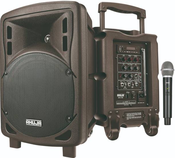 Ahuja BTA 550 BTA-550 portable speaker with wireless mic, Bluetooth, Recording & USB option Indoor, Outdoor PA System