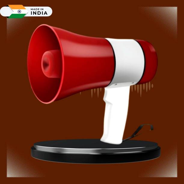 GUGGU v446 MEGAPHONE -Robust Audio Quality,Innovative Features with USB,TF,240s record Indoor, Outdoor PA System