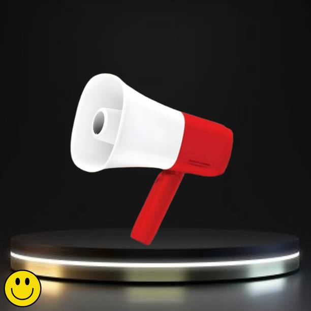 SACRO King Bhopu, Megaphone with Loud Speaker Siren Alert, and Strong Grip HandleQ301 King Bhopu, Megaphone with Loud Speaker Siren Alert, and Strong Grip HandleQ301 Outdoor PA System