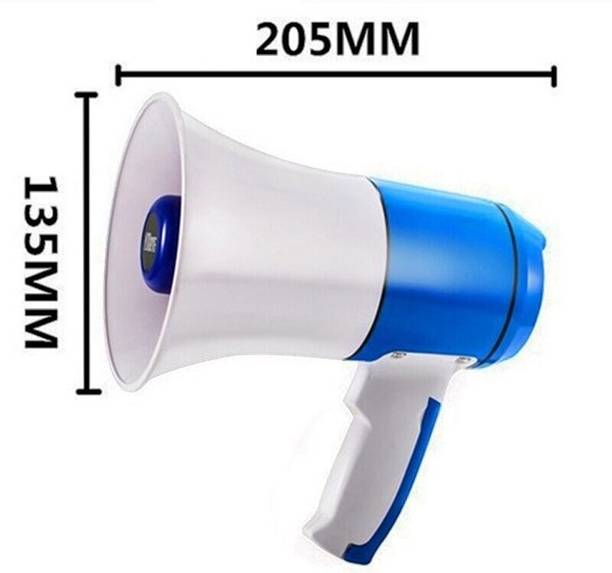 CLOKIFY Megaphone handheld 30W VoiceRecorder Siren Loudspeaker bhopu-9.0 (BLUE) Megaphone handheld 30W VoiceRecorder Siren Loudspeaker OutdoorPACK OF 1PCS(BLUE) Outdoor PA System