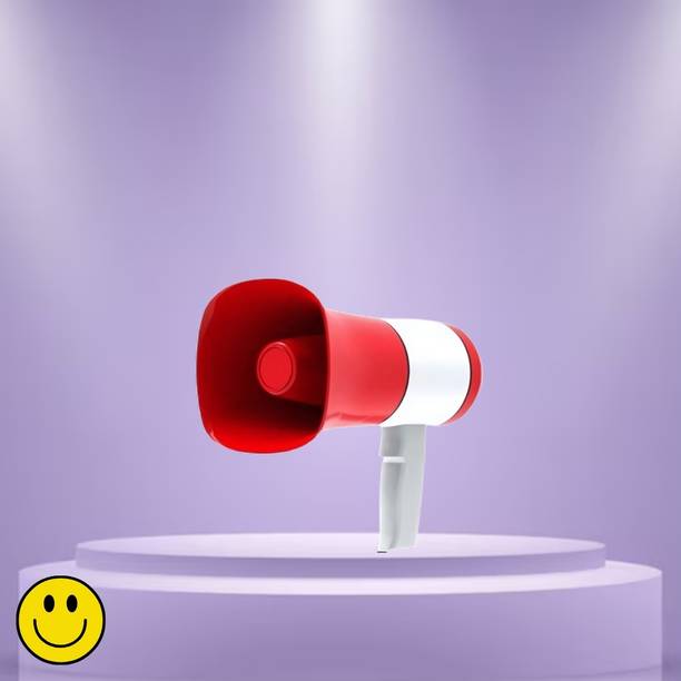 Clairbell Handheld Megaphone with Siren, Microphone & Rechargeable for Outdoor EventsA409 Bhopu Portable Megaphone, Siren Loudspeaker Function and Long Battery BackupT409 Outdoor PA System