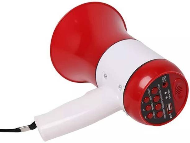GANESH JI 30W Portable Loudspeaker Megaphone - Red 30W Portable Loudspeaker Megaphone - Red Indoor, Outdoor PA System