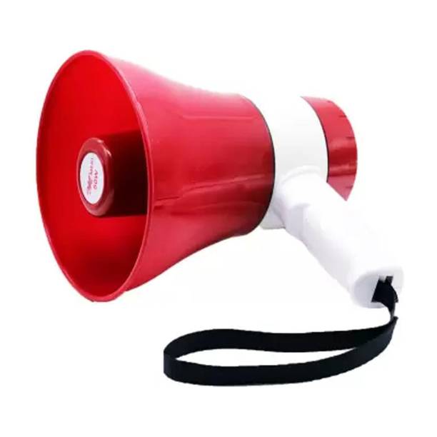 Point Zero Portable Announcement Loudspeaker With Recording Professional Portable 30 Watt Rechargeable Battery, Recorder Talk, Record, Play, Music Loudspeaker for outdoor Outdoor, Indoor PA System