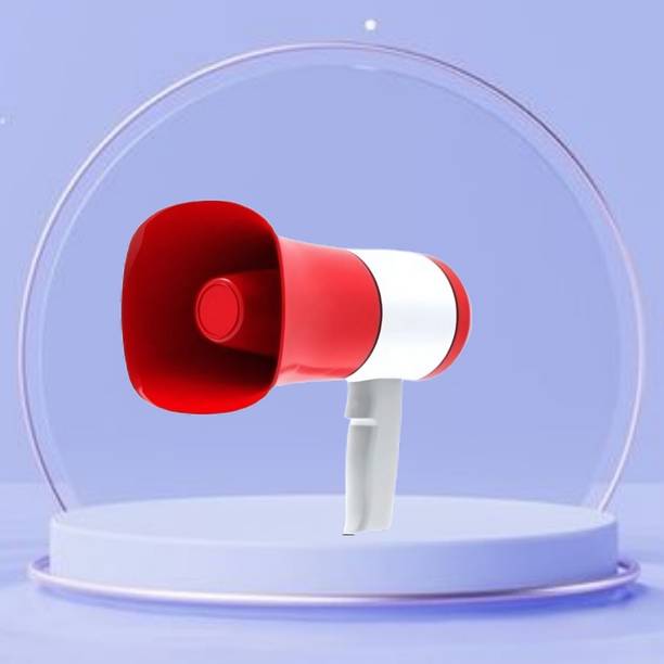 Guggu Handheld Megaphone with Siren, Microphone & Rechargeable for Outdoor EventsA493 King Bhopu Speaker (Portable Horn)Recorder Player & Sirens With Dual BatteryE493 Outdoor PA System