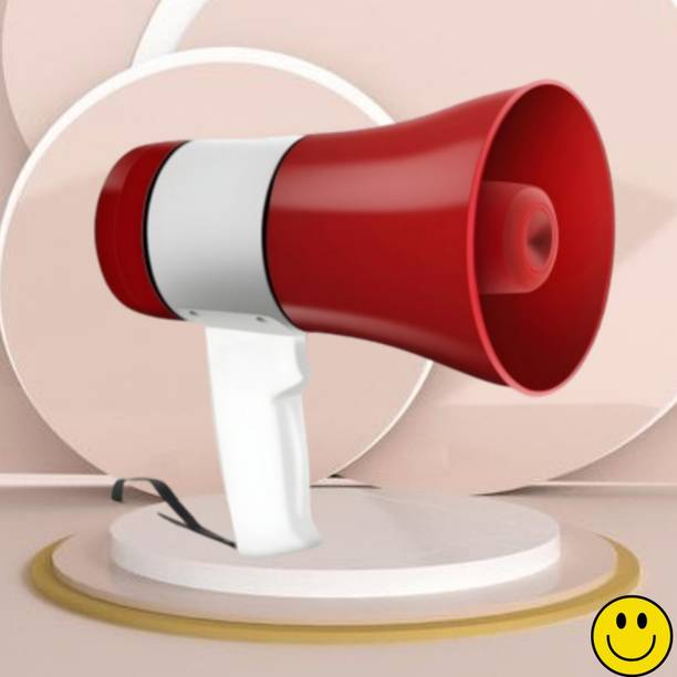 Clairbell Handheld Megaphone with Siren, Microphone & Rechargeable for Outdoor EventsA323 Megaphone Portable Megaphone Siren Loudspeaker Function &Long Battery BackupU323 Outdoor PA System