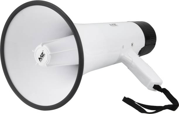 MZ MIC19 (HANDHELD RECHARGEABLE MEGAPHONE) with Recording BLUETOOTH/USB Multi Siren Indoor, Outdoor PA System