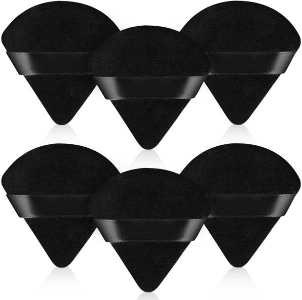 Inovera 6 Pieces Powder Puff Face Makeup Sponge - Loose Foundation Blending Sponges Set