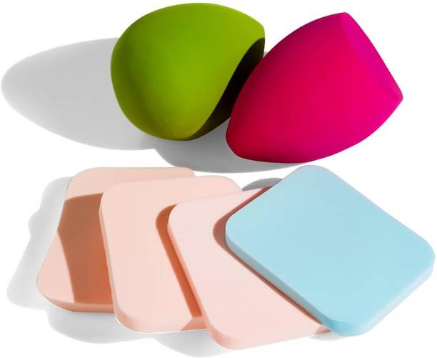 Sheetal Trader Soft Beauty Blender & Powder Puff Combo
