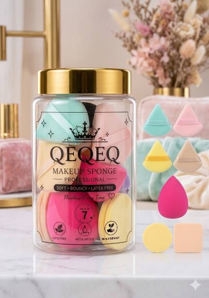 QEQEQ PREMIUM MULTIPURPOSE MULTICOLOR PACK OF 7 WITH REUSABLE JAR