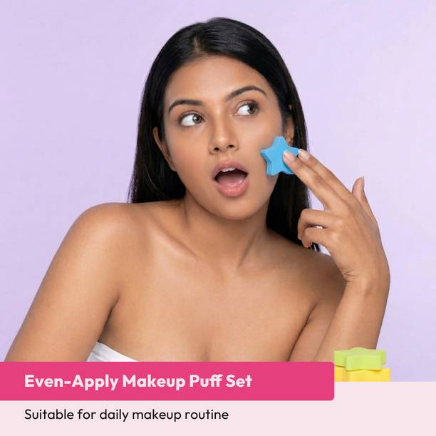 PIIKK Makeup Puff Colorful Set for Face Powder & Foundation|Soft Blending Beauty Puffs