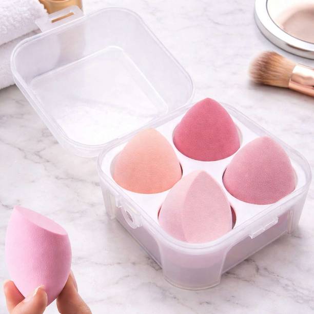त्रविक Ultra soft Blender Makeup Sponge Set of 4 with box
