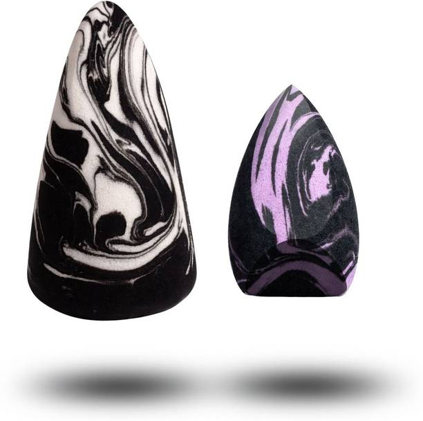 Lakyou Beauty Marble Air Blend Makeup Sponge Set | Teardrop Beauty Blender 2 Pcs