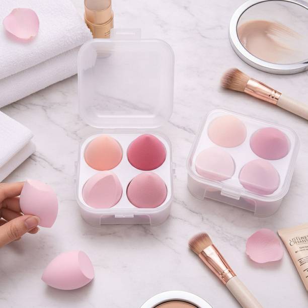 दी स्टिच टेल Makeup Sponge Puff set 4 Pcs with Storage Box