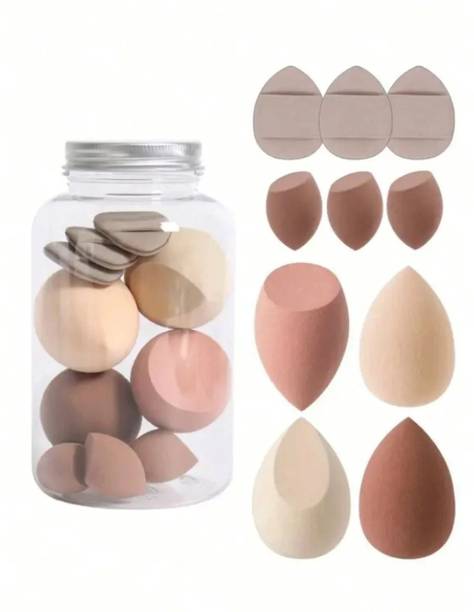feelhigh 10pcs Storage Jar - Ultimate Beauty Blend s for Flawless Makeup Application