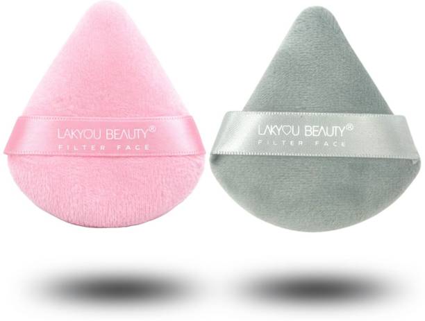 Lakyou Beauty Filter Face Teardrop Powder Puff Set of 2