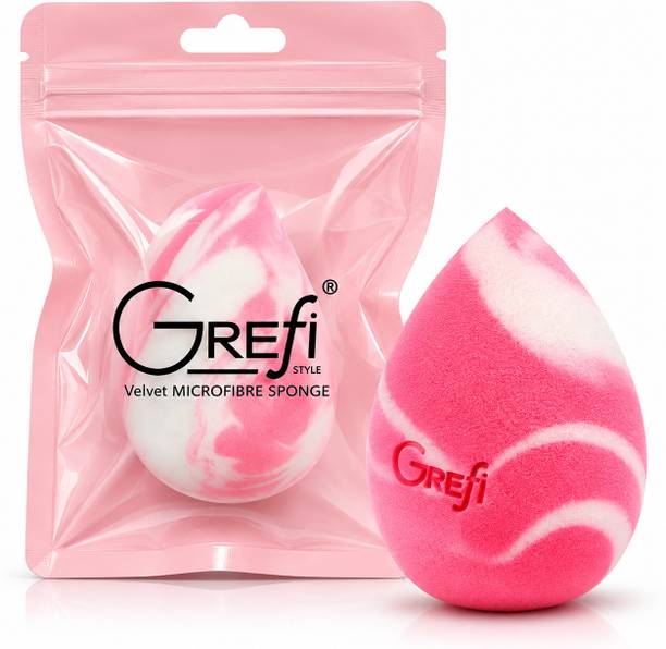 grefi Makeup Blender Sponge for Face | Teardrop Beauty Blender | Soft & Smooth