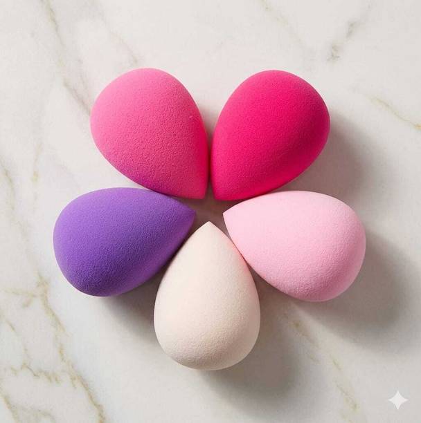 NATKHATSAWARIYA 5PCS SET OF BEAUTY SPONGE PUFF