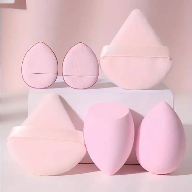 गोनेगल 6Pcs Finger Makeup Puff Soft Cosmetic Blender And Triangle Sponge