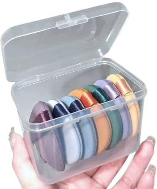 LOVHIDE 7 Pcs Makeup Sponge for Foundation with Case Round Powder Puff Blending Sponge