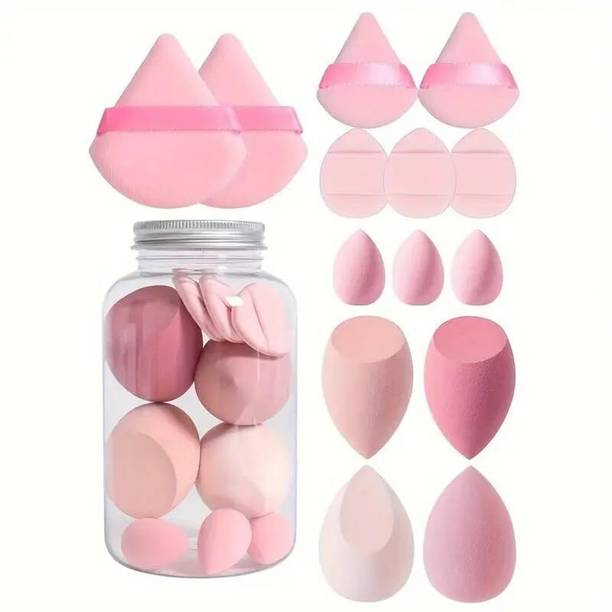 MOLLY MINX Beauty Blender Foundation Sponges,Powder Puffs + Liquid Sponges Set,