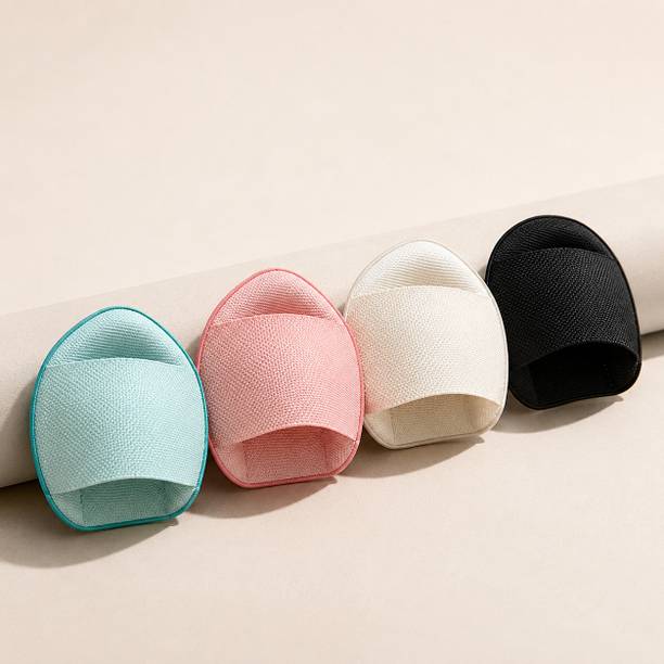 lanellie Mini Finger Makeup Puff Set of 4 for Foundation, Concealer & Face Makeup