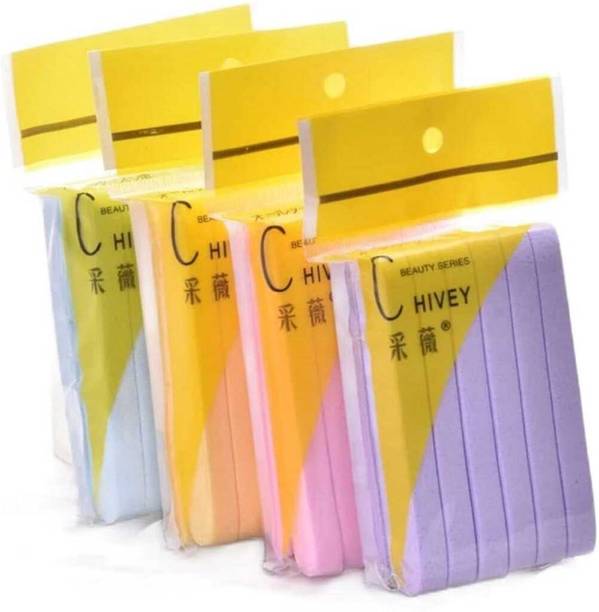 Yatu Makeup Remover Sponge, Face Cleansing(Multicolor)12pcs