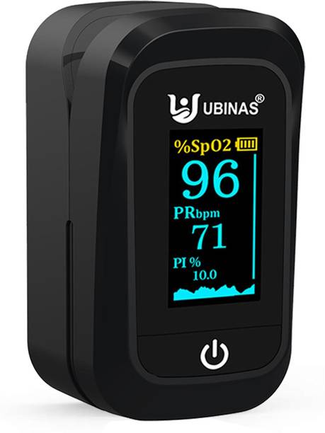 Ubinas Pulse Oximeter with Accurate SpO₂ | 4-Way Screen | 2-Year Warranty | Free Pouch Pulse Oximeter