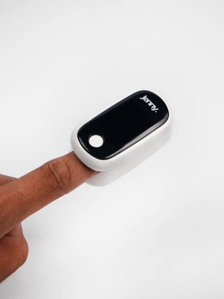 Jenny. ingertip Oxygen & Pulse Monitor | Digital Oximeter | White & Black Pulse Oximeter