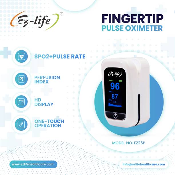 Ez-life Fingertip Pulse Oximeter with OLED Display & Pulse Rate Monitor Pulse Oximeter