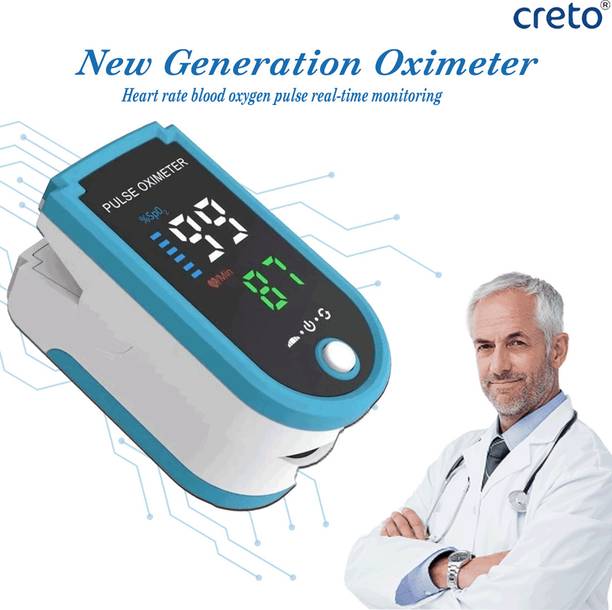 CRETO Pulse Oximeter (Sp-O2) Blood Oxygen LED Display Pulse Oximeter