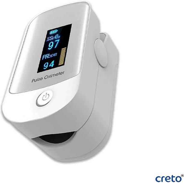 CRETO Digital Display Oximeter with Oxygen Saturation Monitor- Pulse Oximeter