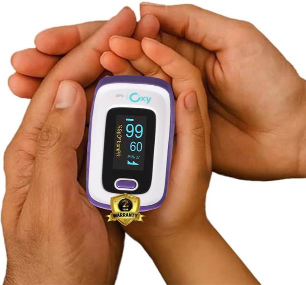 BPL Medical Technologies IOXY APP Connected Finger Tip Pulse Oximeter |High Accuracy|SPO2 - Purple Pulse Oximeter