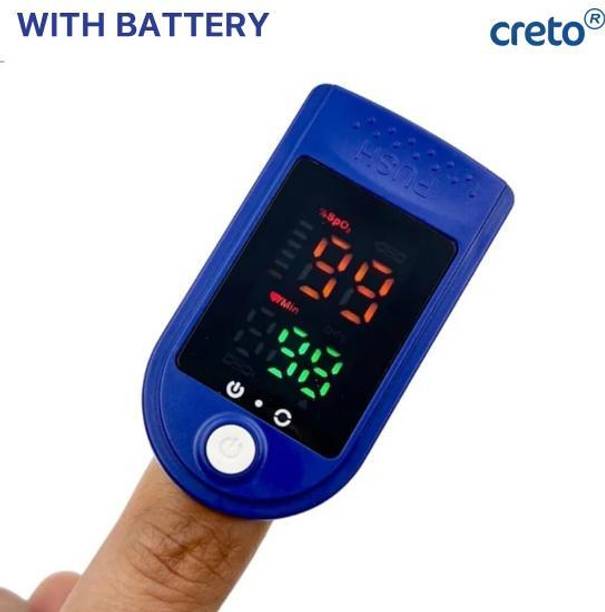 CRETO LK87 SpO2 Checking Machine Fingertip Pulse Oximeter Device Pulse Oximeter