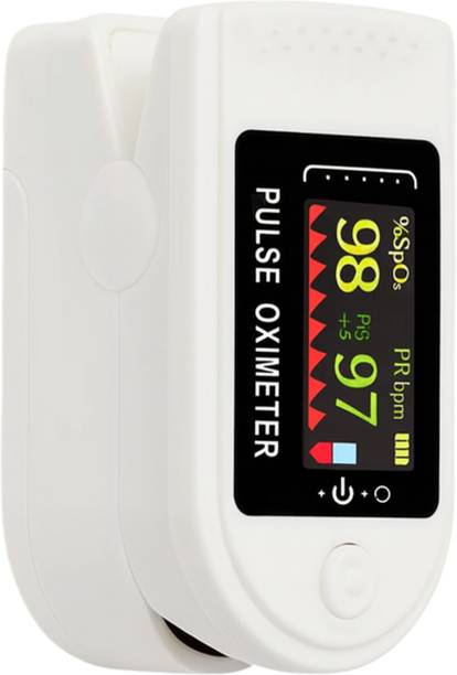 curecheck White 303 Fingertip Pulse Oximeter|Blood Oxygen Saturation Monitor Fingertip Pulse Oximeter