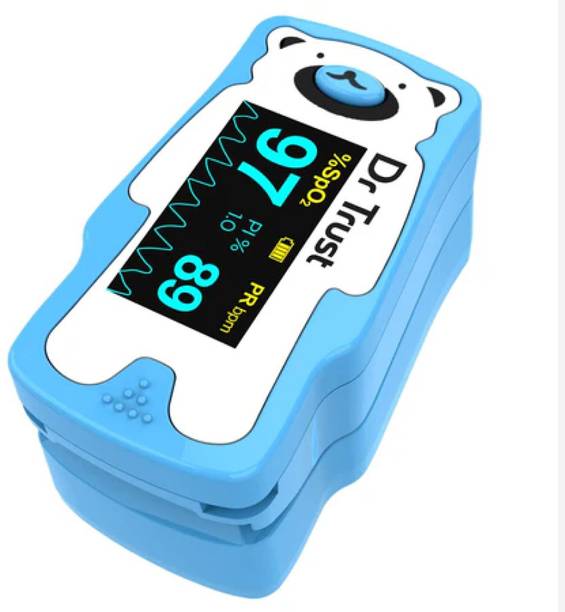 Dr Trust USA 212 Paediatric Fingertip Oxygen Saturation Heart Rate Monitor & SPO2 Digital Pulse Oximeter